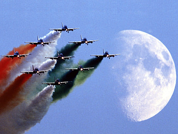 Frecce Tricolori Italian Air Force Aerobatic Team, air force aerobatic team, italian HD wallpaper