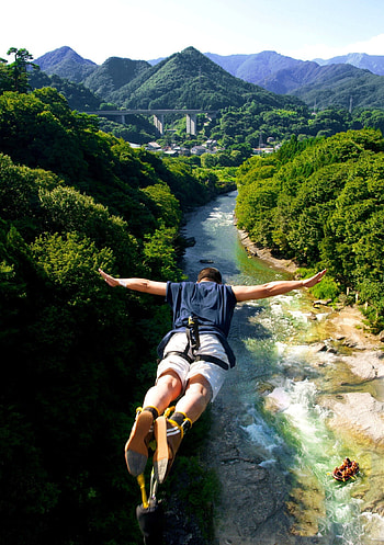 Minakami, Bungee Jumping HD phone wallpaper