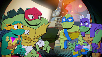 TMNT season 1, Epic adventure, Ninja Turtles team, Exciting episode HD wallpaper