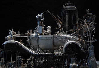 Kris Kuksi, artwork, sculpture, abstract, fantasy HD wallpaper