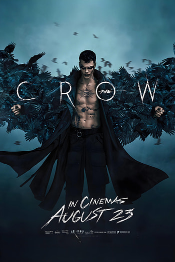 The Crow (2024) Featuring Bill Skarsgård, movie HD phone wallpaper