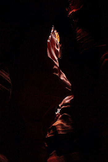 Canyon, dark, minimal HD phone wallpaper