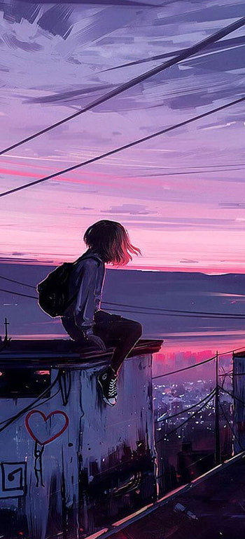 Lonely Girl HD phone wallpaper
