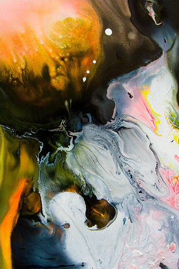 Abstract, Divorces, Texture, Paint, Flow, Stains, Spots, Stream HD phone wallpaper