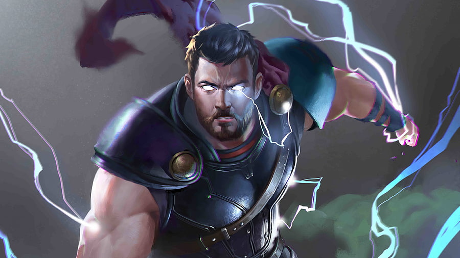 Thor God Of Thunder 2020, thor, superheroes, artwork, artstation HD wallpaper