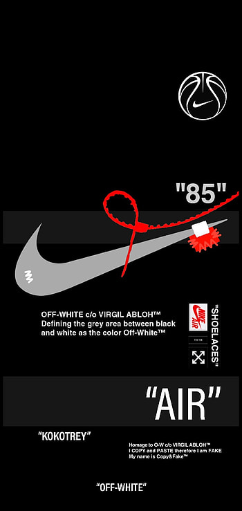 Off white, red, symbol HD phone wallpaper