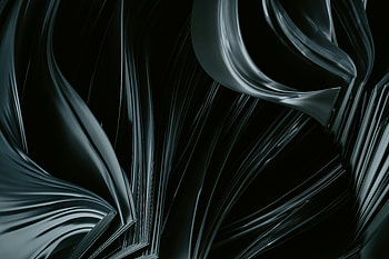 A Black And White Of A Wavy Design , abstract, artist, artwork, digital-art HD wallpaper