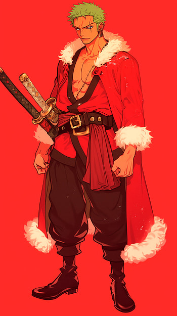Roronoa Zoro in Red: Epic One Piece , red anime, One Piece, Roronoa Zoro, Anime HD phone wallpaper