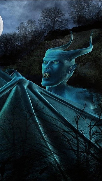 Black Devil, Devil, Fantasy, Art HD phone wallpaper