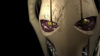 General Grievous bust, Unique art piece, Sculpting masterpiece, Attention to detail HD wallpaper