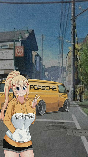 Darkness konosuba, Vw, Weebs, Jdm, Anime, Porsche, Combi, Rwb, Japanese, Manga, Indonesia HD phone wallpaper