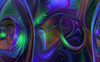 Abstract, Rainbow, Form, Colorful, Colourful, Figure, Iridescent, Alloy HD wallpaper