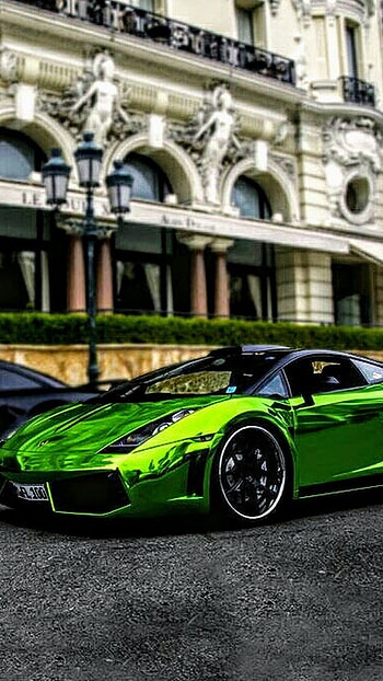Lamborghini, Cool Green Car HD phone wallpaper