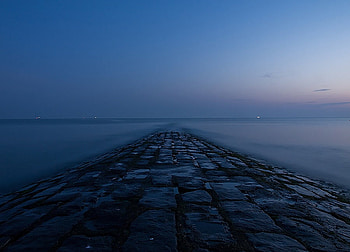 Where Night meets Day, blue, nigh, day, abstract HD wallpaper