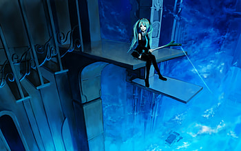 Miku Hatsune, hatsune-miku, anime-girl, anime HD wallpaper