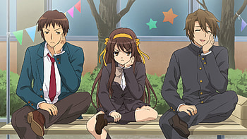 Kyon and Itsuki Koizumi, Haruhi Suzumiya HD wallpaper