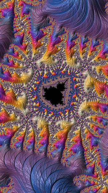 Fractal Art for your Smart or Tablet, colorful, purple, CGI, psychedelic, trippy, Abstract, fractal, abstract purple HD phone wallpaper