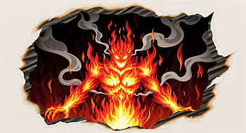 Ifrit Inferno | Blazing Ifrit | Ifrit: Flame Titan, Demon HD wallpaper