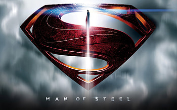 Superman Logo, Man Of Steel, Movie, Superman HD wallpaper
