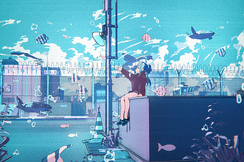 Floating Dreams, artist, artwork, digital-art HD wallpaper