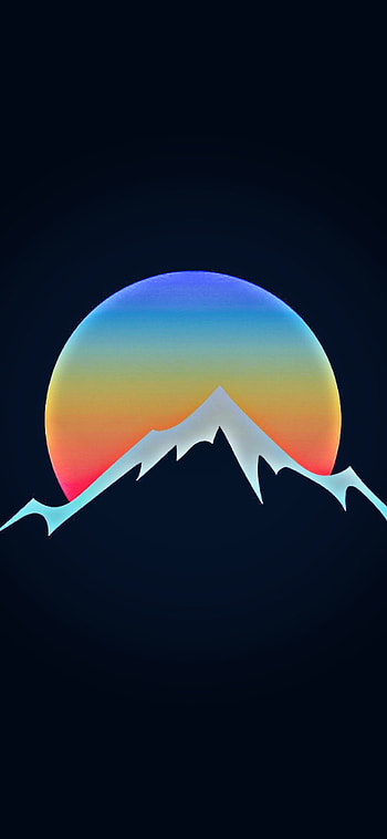 Colorful moon, czarne tło, kaseta VHS, tęcza HD phone wallpaper