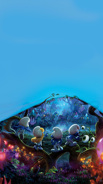 Smurfs: The Lost Village (2022) movie HD phone wallpaper