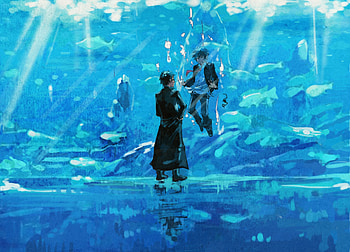 Blue Exorcist, art, Intense action, Exorcist academy HD wallpaper