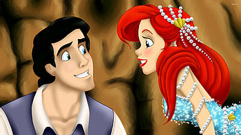 Eric and Ariel, The Little Mermaid HD wallpaper