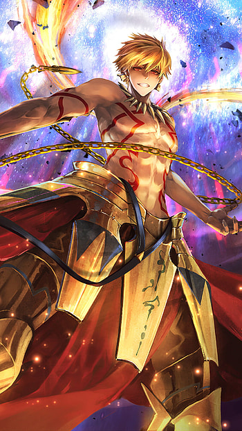 Gilgamesh, Anime, Sarah Simpson HD phone wallpaper