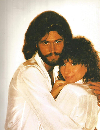 Barry Gibb, Barbra Streisand, Guilty songbook, Collaboration HD phone wallpaper