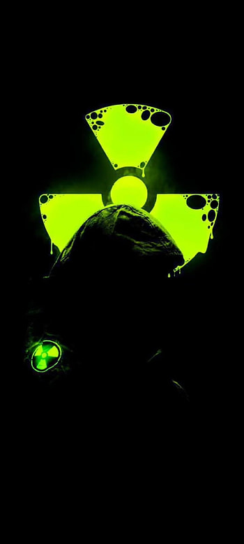 Nuclear, art, neon HD phone wallpaper