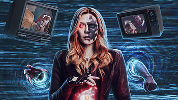 Wanda Vision Darkness , wanda-vision, tv-shows, superheroes, artist, artwork, digital-art HD wallpaper