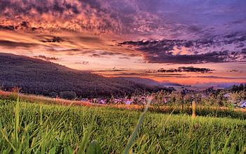 Landscape, Sky, Clouds HD wallpaper
