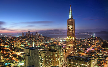Cities, Night, Usa, Lights, United States, Urban Landscape, Cityscape, r, California, San Francisco HD wallpaper