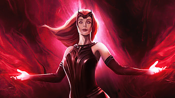 The Scarlet Witch, wanda-vision, scarlet-witch, tv-shows, artstation HD wallpaper