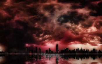 Urban City Nights, night, sky, abstract, city HD wallpaper