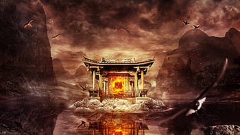 Fantasy, Asia HD wallpaper