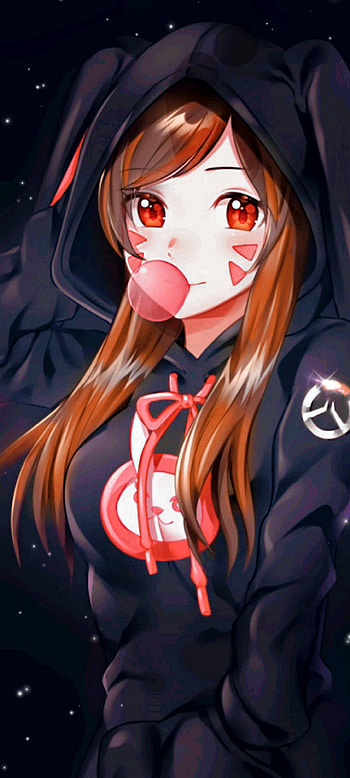 Anime Girl Red Eyes, anime girl, red eyes HD phone wallpaper