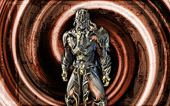 Atlas Prime, brown grunge background, Warframe, RPG, Warframe characters, Atlas Prime Build, vortex, Warframe Builds, Atlas Prime Warframe HD wallpaper