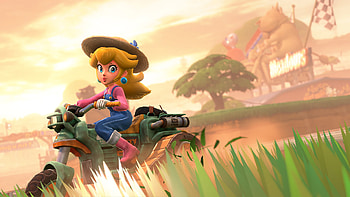 Mario Kart world HD wallpaper