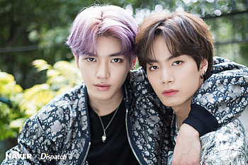 NCT, JR from NU'EST, Taeyong's friendship, K-pop bromance HD wallpaper