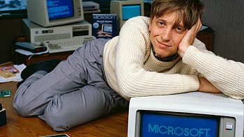 Bill Gates, Microsoft , High-resolution backgrounds, Inspiring visuals HD wallpaper