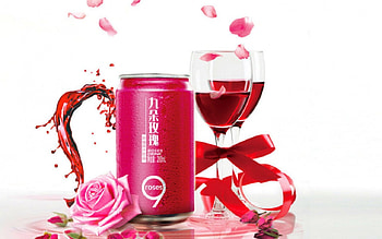 Love drinks, rose, glass, can, love HD wallpaper