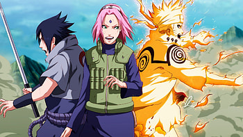 Naruto Uzumaki Sakura Haruno Sasuke Uchiha Naruto HD wallpaper