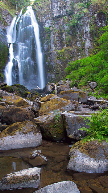 Waterfall, Nature HD phone wallpaper