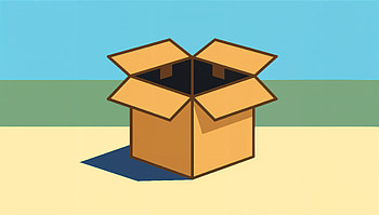 Open Box — Cardboard HD wallpaper