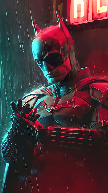 The Batman, magenta, art HD phone wallpaper