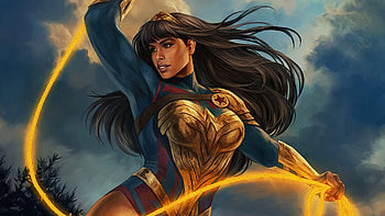 Yara Flor Wonder Woman, wonder-woman, superheroes, artist, artwork, digital-art, artstation HD wallpaper