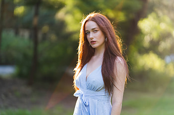 Sunlight Kissing Her Face, girls, model HD wallpaper