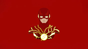 The Flash Minimal , flash, superheroes, minimalism, minimalist, artist, artwork, digital-art, artstation HD wallpaper